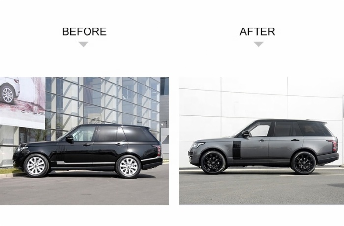 body kits for 2013-2017 door plate and bumper trim air-inlet grille for LAND ROVER RANGE ROVER VOGUE MODEL